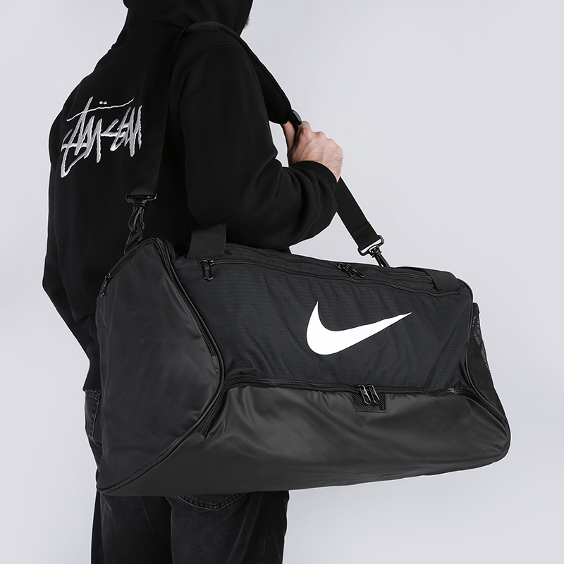  черная сумка Nike Brasilia Training Duffel Bag 60L BA5955-010 - цена, описание, фото 1